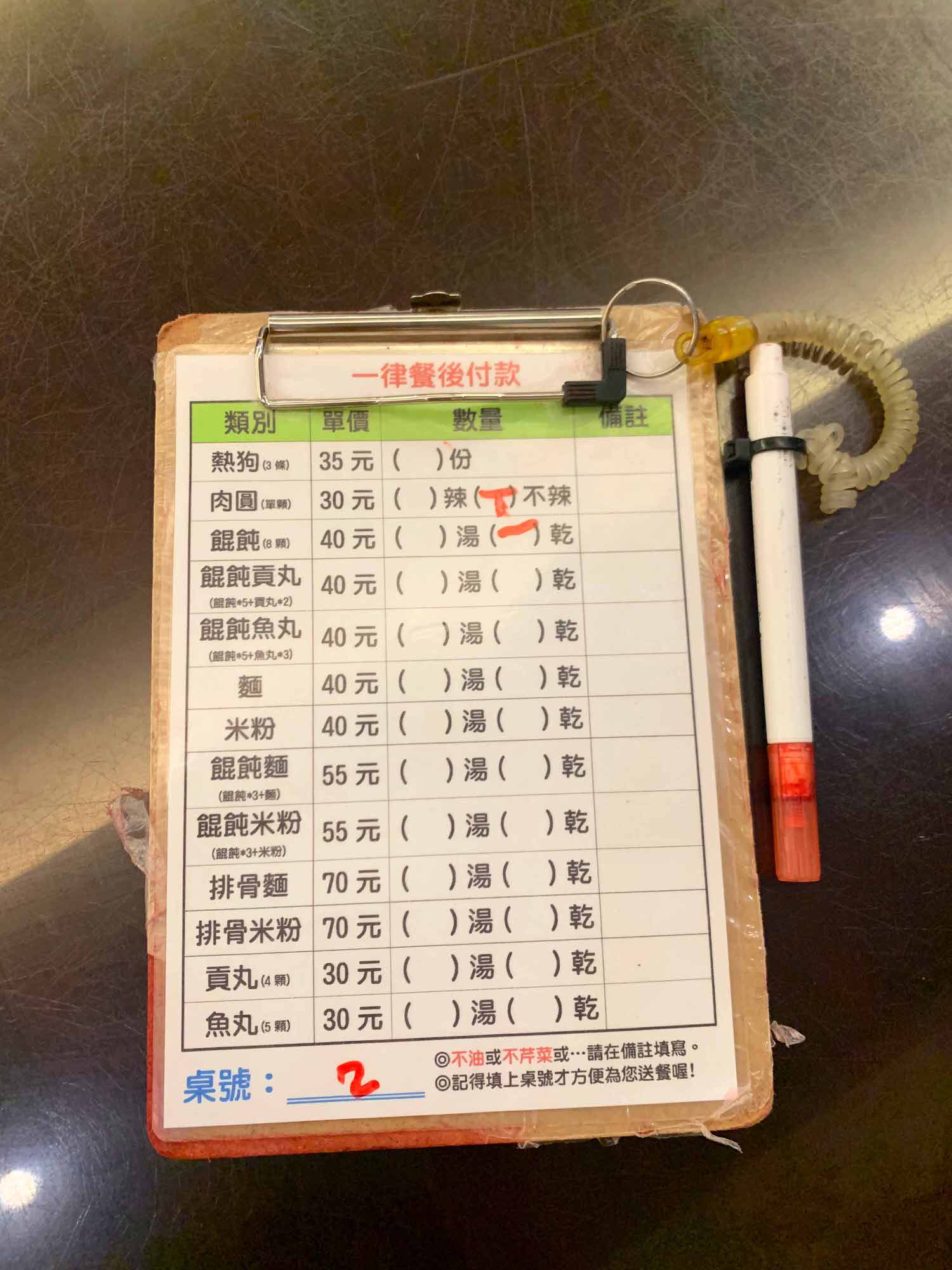 江記舊技餛飩