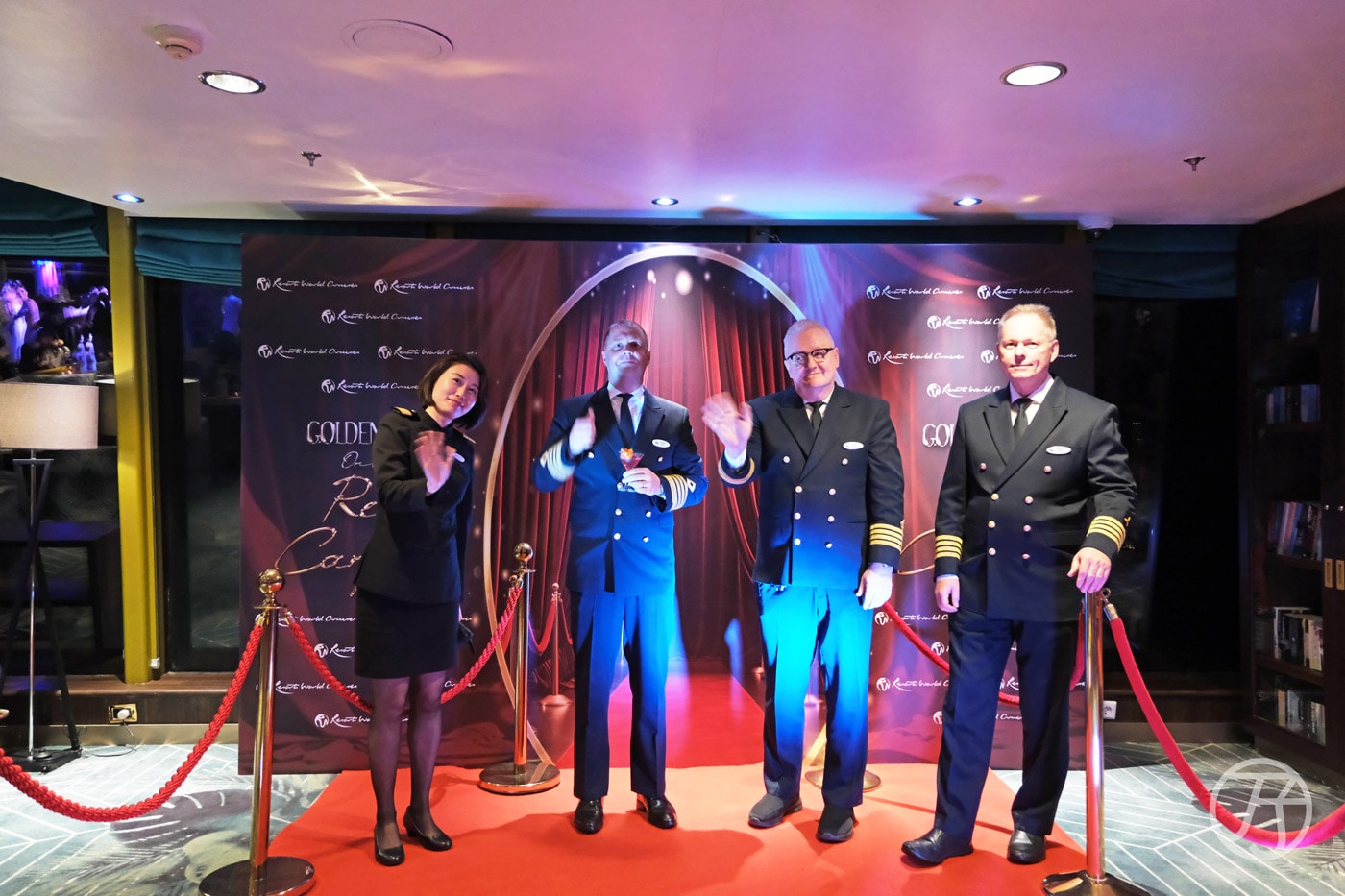麗星郵輪探索星號red carpet 船長之夜