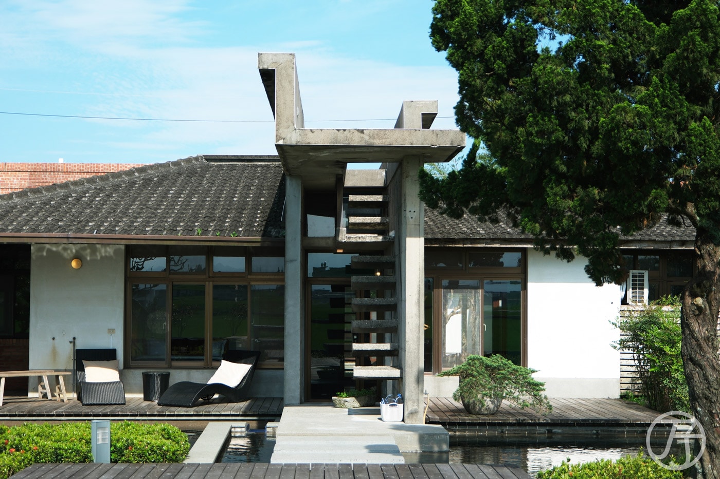 宜蘭壯圍包棟民宿|壯圍張宅|宜蘭美好田園宅,現代閩南四合院,感受黃聲遠建築師賦予的藝術建築生命力 - 第41張圖