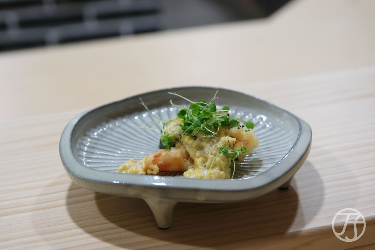 台中日本料理漁三割烹松露滑蛋明蝦