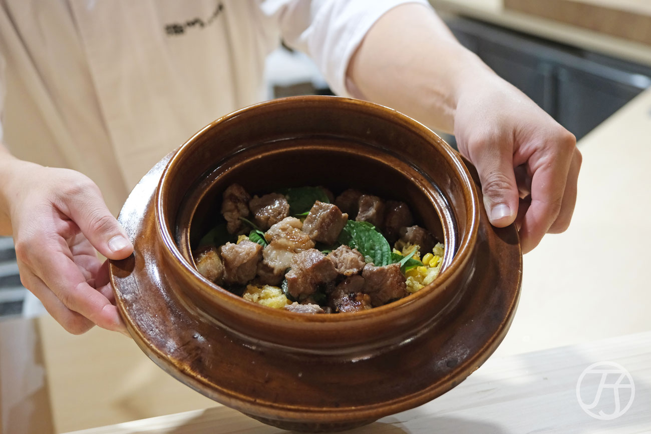 台中日本料理漁三割烹伊比利豬釜飯