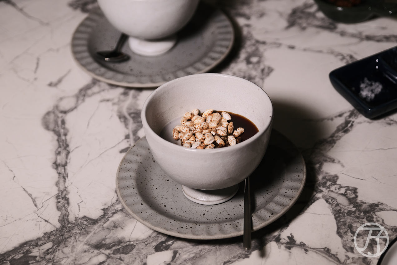 八和和牛燒肉專門店台中店手工黑芝麻布丁