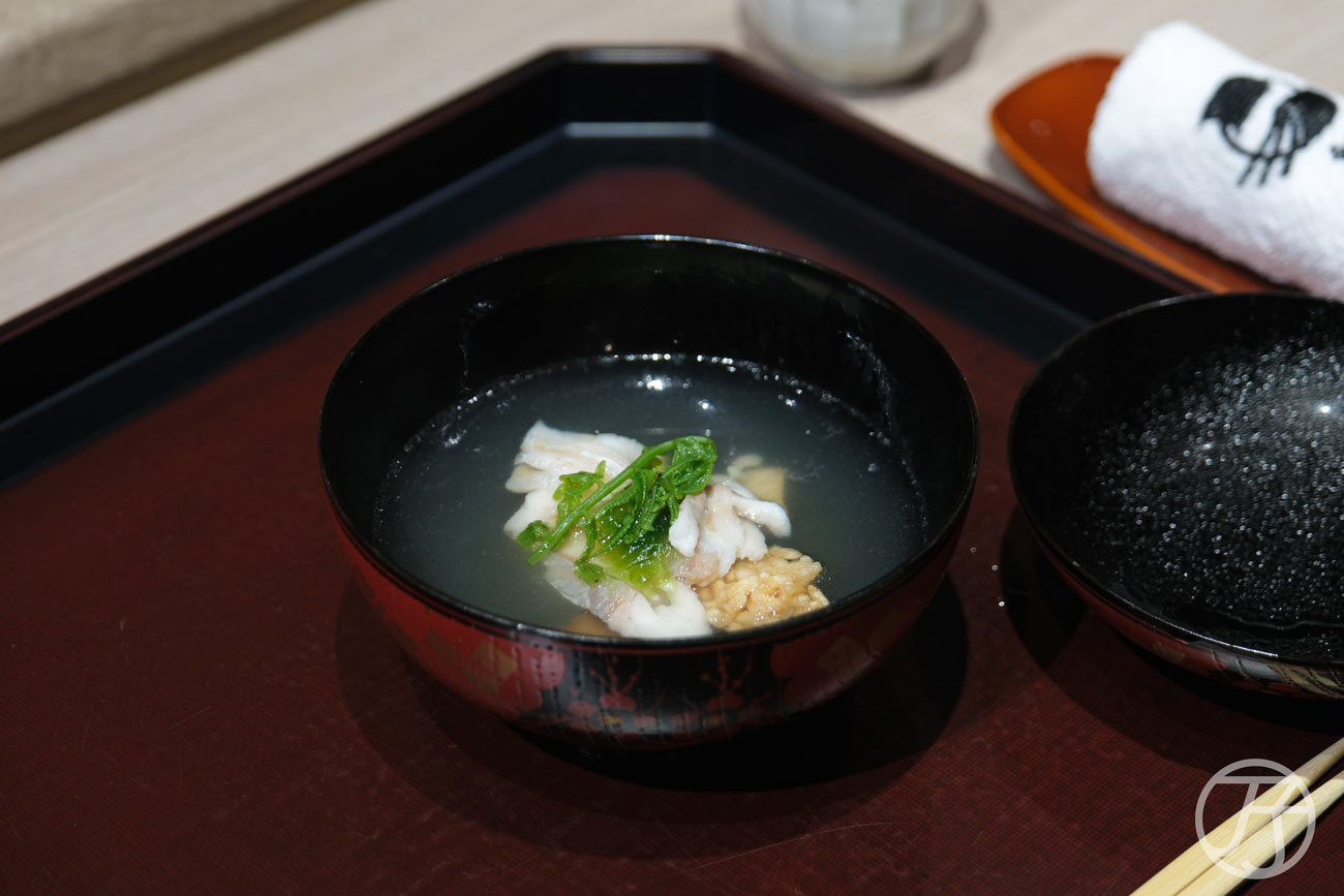 船艙せんしつ 台中懷石料理 真鯛茶泡飯椀物