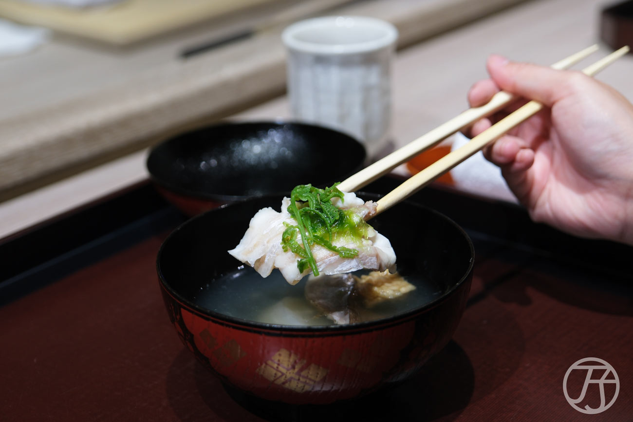 船艙せんしつ 台中懷石料理 真鯛茶泡飯椀物