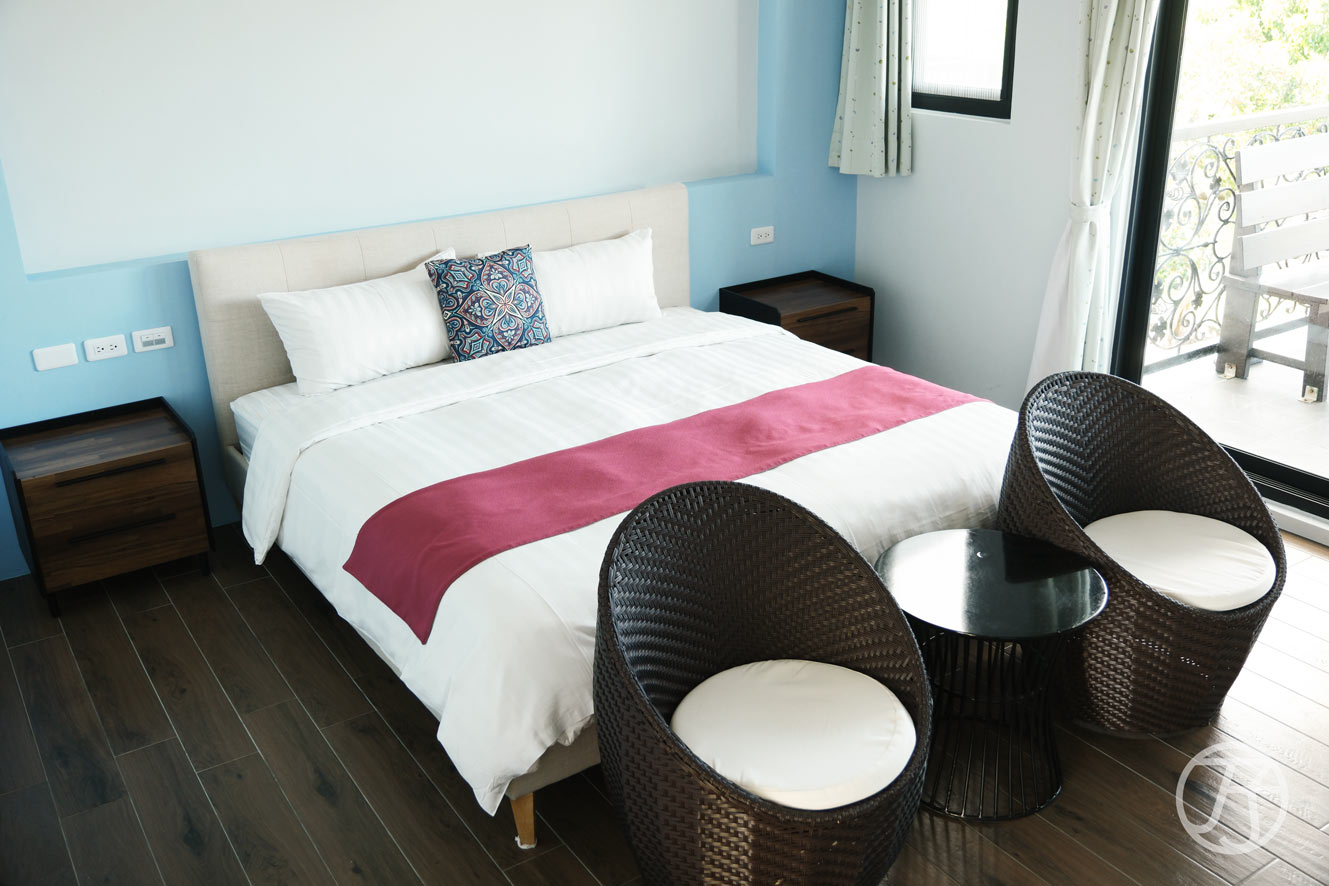 恆春住宿推薦，天水月民宿開箱心得，房間寬敞還有游泳池與烤肉區，恆春商圈開車只要五分鐘