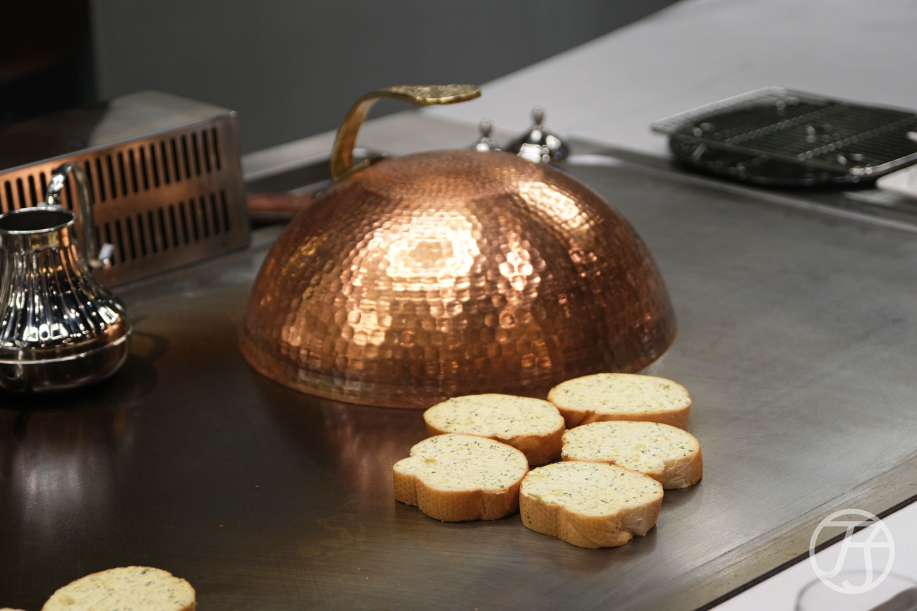 高雄無菜單鐵板燒料理 明水然大立店奶油菌菇濃湯