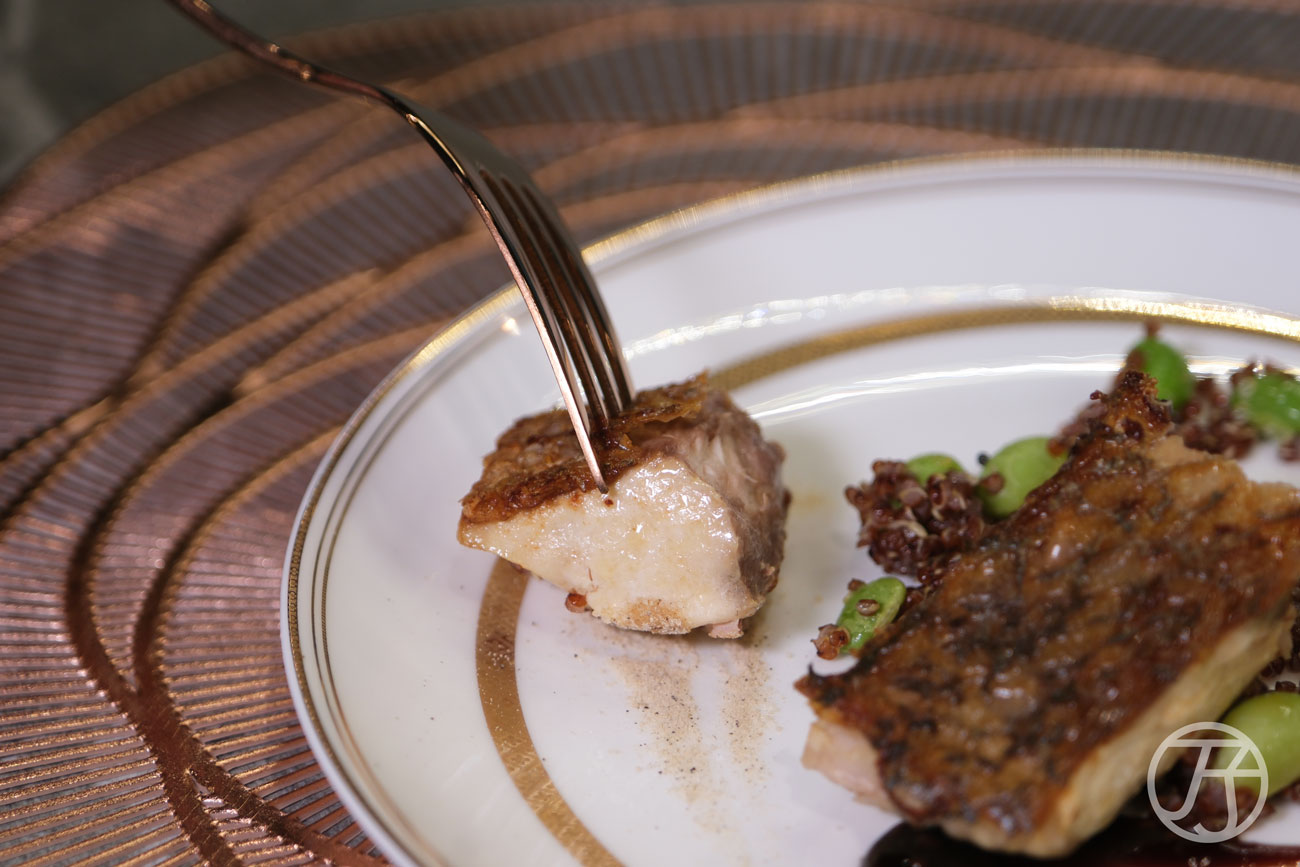 高雄無菜單鐵板燒料理 明水然大立店海鱸魚