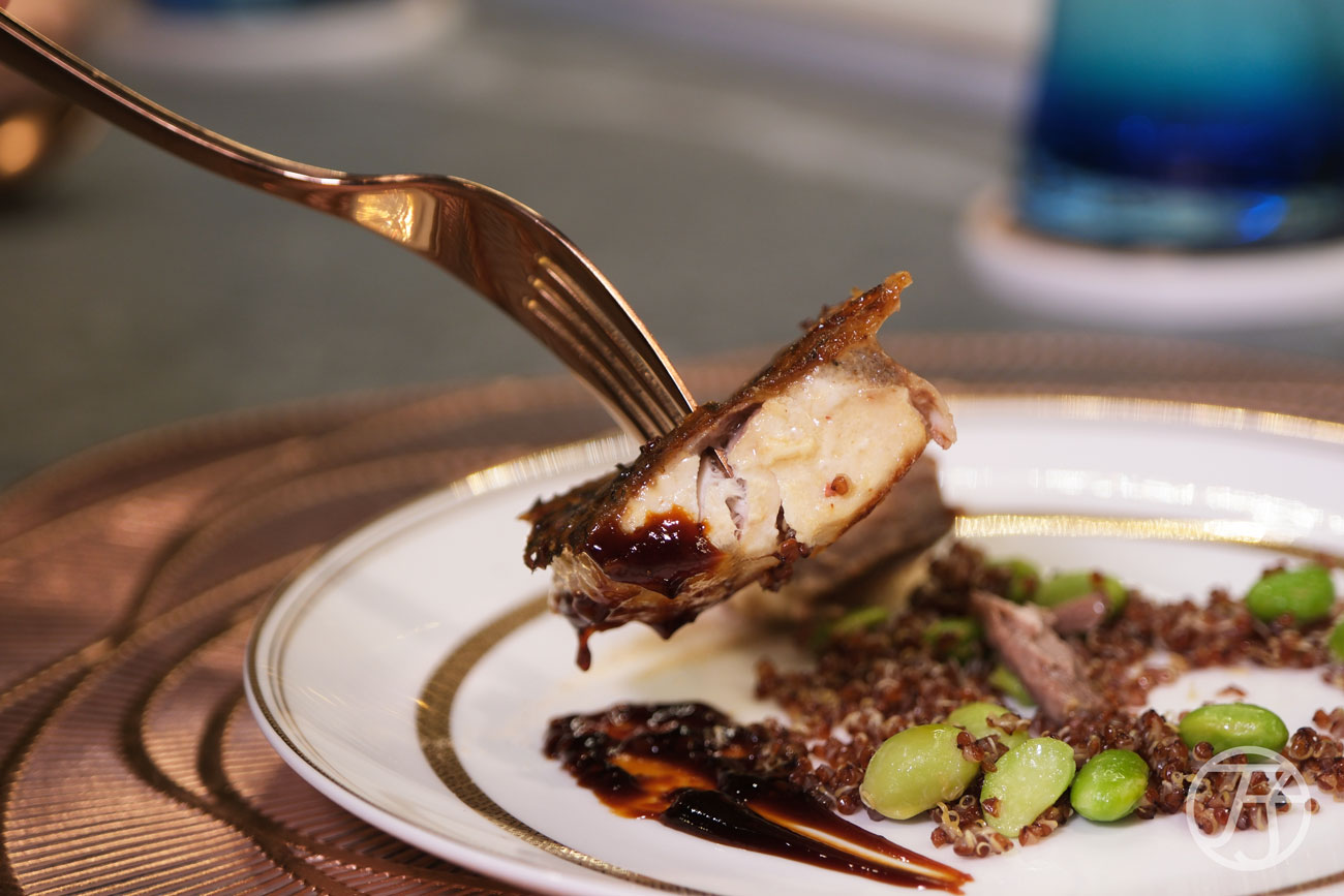 高雄無菜單鐵板燒料理 明水然大立店海鱸魚