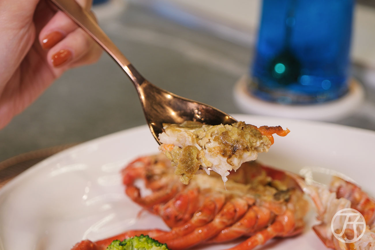 高雄無菜單鐵板燒料理 明水然大立店波士頓龍蝦佐蜂蜜芥末醬