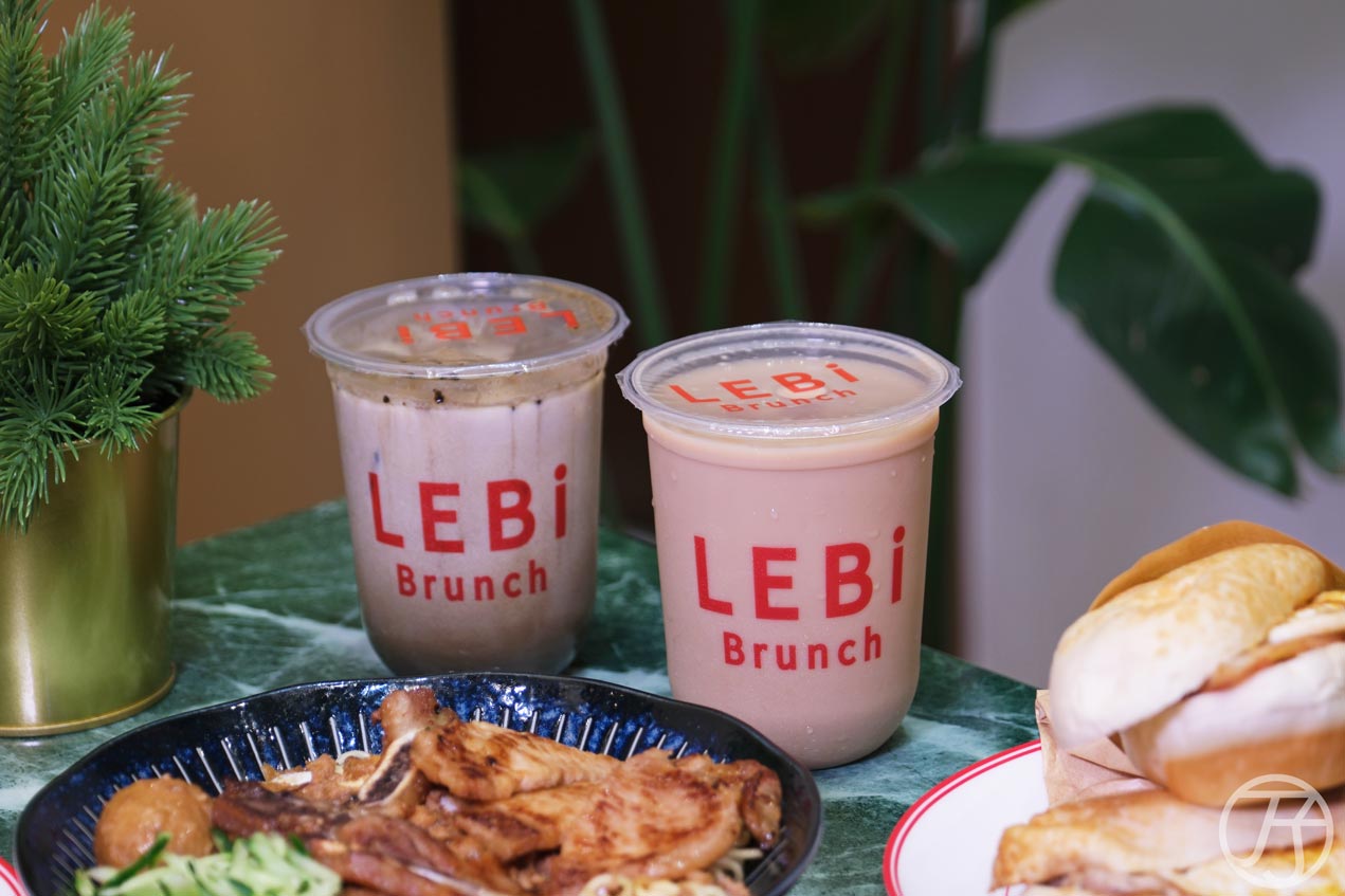 來吃早餐 LEBi Brunch 中央店 鐵觀音鮮奶茶 烘茶拿鐵 

