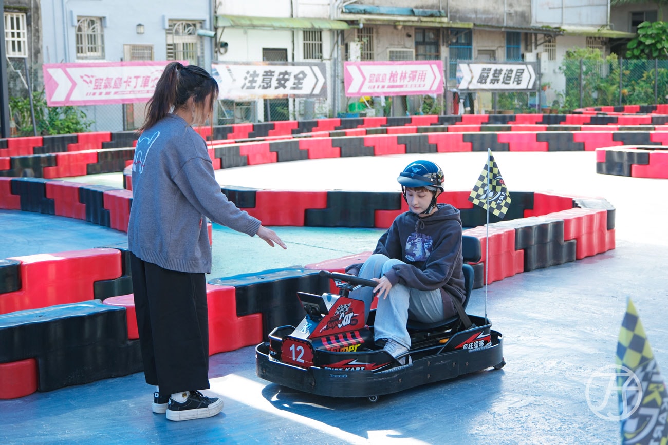 宜蘭親子景點 空氣島卡丁車礁溪場停車場