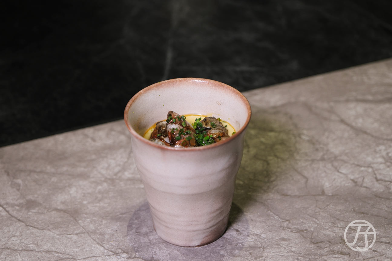 台中西屯區美食「跃.YueFire直火小料理(躍)」:板前炭火料理饗宴,台中約會餐廳開箱 - 第53張圖 台中西屯區美食「跃.YueFire直火小料理」明蝦茶碗蒸
