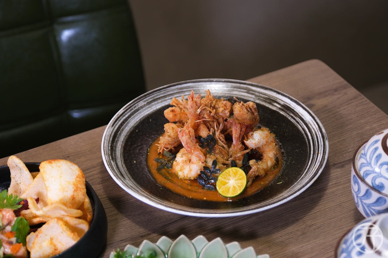 台北南洋餐酒館推薦「迪宅南洋餐酒 DEE JAI BISTRO」三人分享餐鮮蝦椰汁蝦醬
