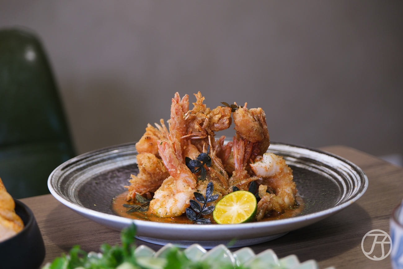 台北南洋餐酒館推薦「迪宅南洋餐酒 DEE JAI BISTRO」三人分享餐鮮蝦椰汁蝦醬