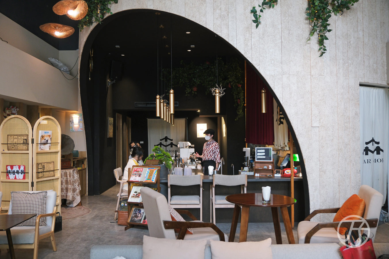 新北林口三井咖啡廳森 Bar Mori，晚上是新北林口三井餐酒館
