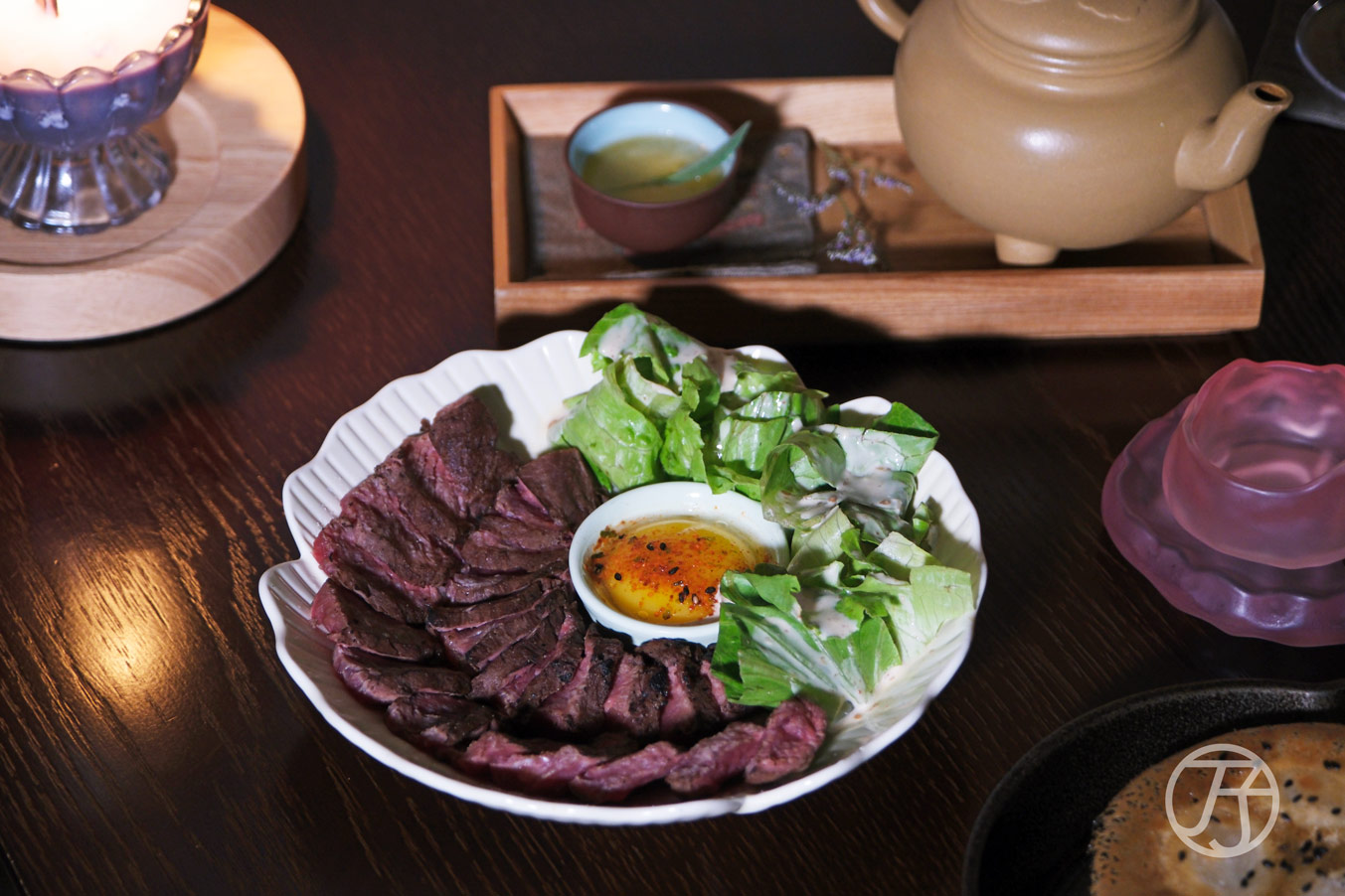 新北林口三井餐酒館森 Bar Mori 紅酒醃製嫩煎牛排