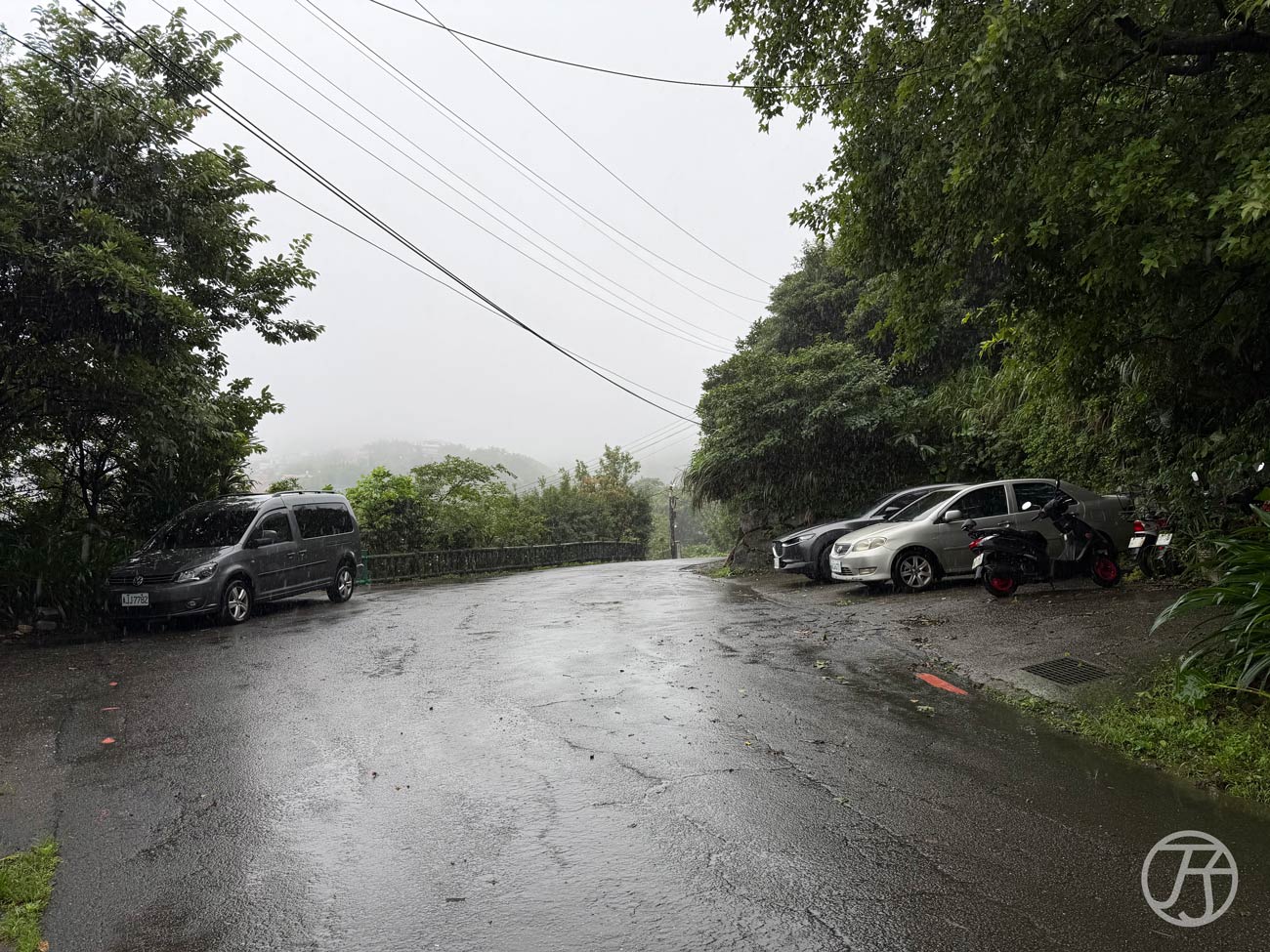 九份金瓜石民宿推薦 雲山水小築停車場