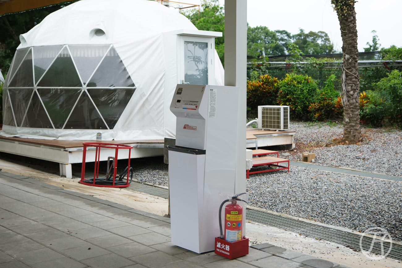 苗栗懶人露營Glamping 綺美度假露營區露飲水機