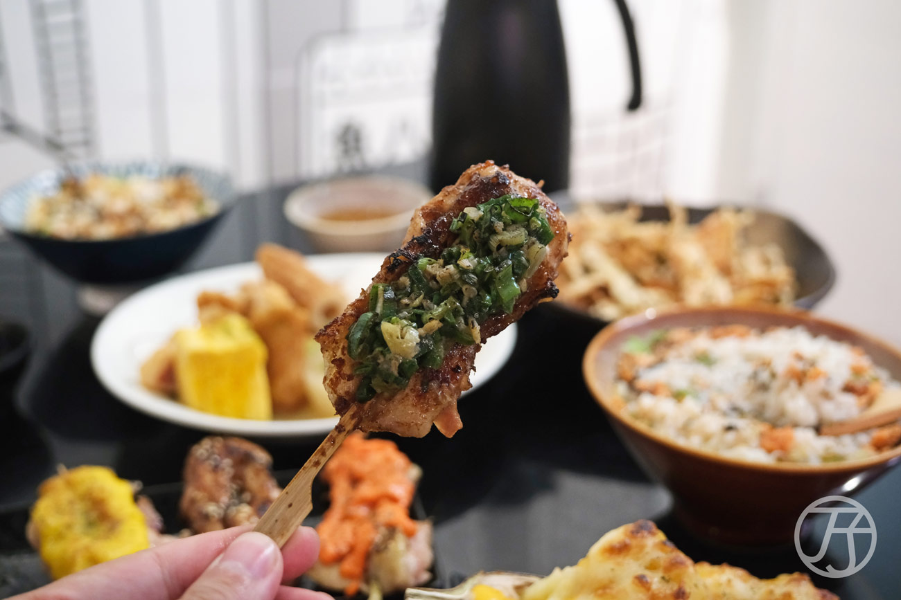 屏東串燒關東煮Yoshi嘉 燒物 関東煮鹽蔥醬雞腿串